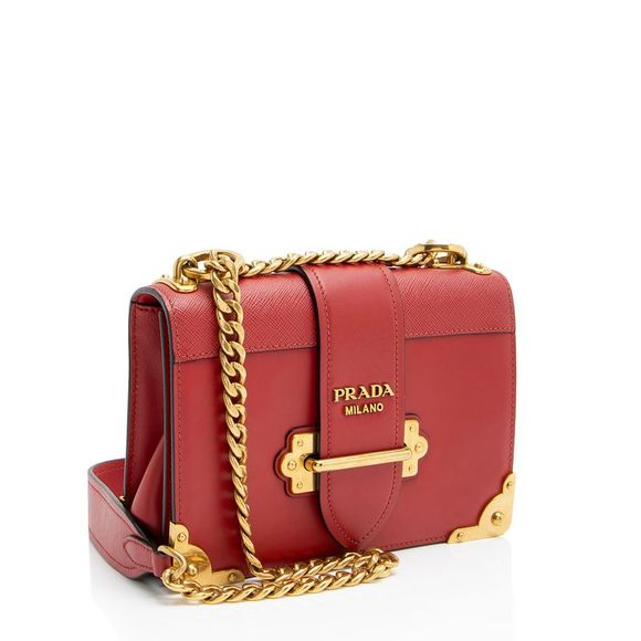 Prada Calfskin Cahier Shoulder Bag - Picture 2 of 15